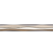Бордюр Alma Ceramica BWU53PLS406 Plesso 50x6.7 микс глазурованный глянцевый волнистый