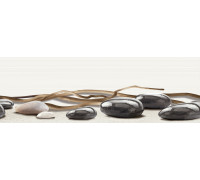 Декоративная плитка Alma Ceramica DWA11ALD004 Ailand 60x20 белая / бежевая глазурованная глянцевая морские мотивы