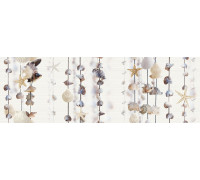 Декоративная плитка Alma Ceramica DWA11ALD404 Ailand 60x20 белая / бежевая глазурованная глянцевая морские мотивы