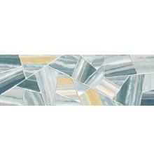Декоративная плитка Alma Ceramica DWA11ALS606 Alaris 60x20 голубой / желтая глянцевая под мозаику