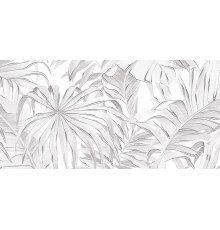 Декоративная плитка Alma Ceramica DWU09BNT017 Bonita 50x24.9 серая глазурованная матовая флористика