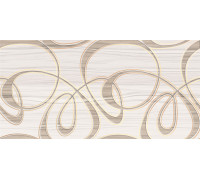 Декоративная плитка Alma Ceramica DWU09PLS004 Plesso 50x24.9 кремовая / бежевая / серая глазурованная глянцевая под дерево / узоры