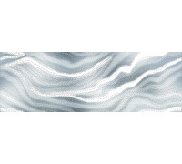 Декоративная плитка Alma Ceramica DWU11TOR006 Tori 60x20 синий рельефная / глазурованная глянцевая волнистая