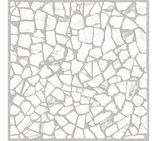 Керамогранит Alma Ceramica GFU04LRT17R Laurent 60x60 белый / серый сахарный под камень