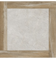 Керамогранит Alma Ceramica GFU04RIC47R Ricci 60x60 бежевый / коричневый / серый сахарный под дерево / бетон / цемент