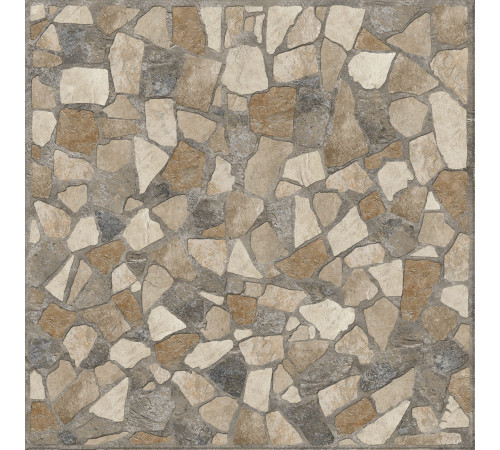 Керамогранит Alma Ceramica GFU04STA04R Stail 60x60 бежевый / коричневый сахарный под камень