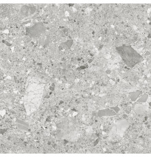 Керамогранит Alma Ceramica GFU6060HOL70R Holly 60x60 серый глазурованный матовый под камень / терраццо