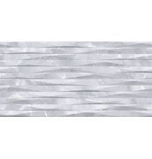 Настенная плитка Alma Ceramica TWU09GRG717 Grigio 50x24.9 серая глянцевая под камень / полосы
