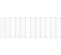 Настенная плитка Alma Ceramica TWU3090AMT37R Amarant 30x90 белая матовая под камень / под мозаику