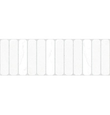 Настенная плитка Alma Ceramica TWU3090AMT37R Amarant 30x90 белая матовая под камень / под мозаику