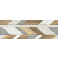 Настенная плитка Alma Ceramica TWU3090MUR74R Mural 30x90 микс матовая под бетон / под дерево / геометрия