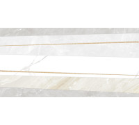 Декор Altacera DW9BAO09 Bayron Gold 50x25 белый / серый глянцевый под камень / полосы