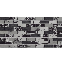 Декор Altacera DW9GLB99 Glent 50x24.9 серый / черный глянцевый под мозаику