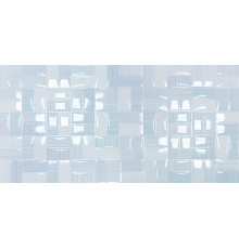 Настенная плитка Altacera WT9TWS03 Twist Azul 50x25 голубая глянцевая под мозаику