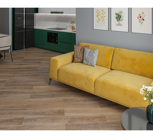 SPC Alta Step Excelente 0,5/43 4U micro (1218 х 180 х 5 мм) с подложкой 6614 Дуб базальтовый (2,631 кв м)