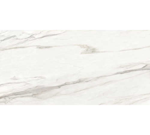 Керамогранит Delacora 60120CMN01 Calacatta Monsoon Sugar 60x120 белый лаппатированный под мрамор