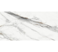 Керамогранит Delacora D120208M Carrara Cersei 60x120 белый / серый матовый / карвинг под мрамор