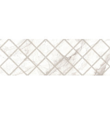 Керамогранит Delacora DW15DEG01R Delight Lux 74x24.6 кремовый глянцевый с орнаментом