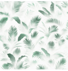 Панно Delacora SW15VAN00R Vanda S/3 73.8x74 бело-зеленое глянцевое под растительность