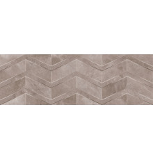 Настенная плитка Delacora WT15EVA11R Evan Сhevron 24.6x74 кофейная матовая под камень / орнамент