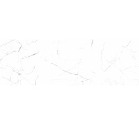 Настенная плитка Delacora WT15FRR00R Frost White 24.6x74 белая глянцевая под камень / мрамор