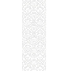 Настенная плитка Delacora WT15ROL05R Royal Cornell 24.6x74 белая / голубая глянцевая с орнаментом