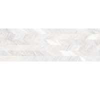 Настенная плитка Delacora WT93MNM15 Millennium Line 30x90 серая глянцевая под камень / линии