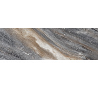 Настенная плитка Delacora WT93MNM99 Millennium Dark 30x90 серая / бежевая глянцевая под камень