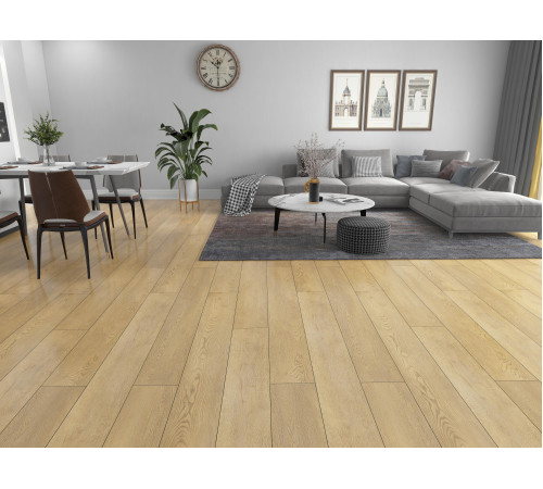 SPC Floorwood Quantum 0,5/43 4V (1220х228х5 мм) c подложкой 8604 Дуб Вильсон / Wilson Oak (2,23 кв.м)