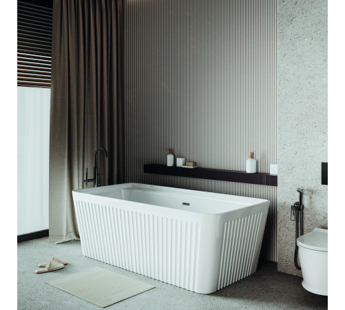 Ванна пристенная Grossman Cristal GR-28031 (170х75х58) цвет белый