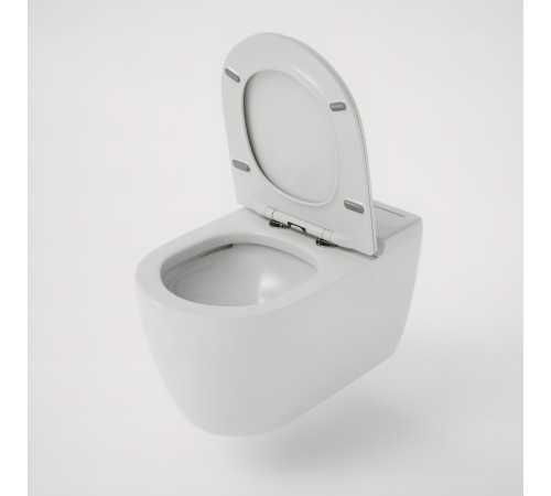 Унитаз подвесной Grossman impuls GR-5502 (570х360х375) безободковый,белый с тонкой крышкой,микролифт