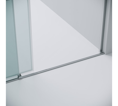 Дверь в нишу Grossman Galaxy 100.K33.01.140.10.00 (140х195) хром,стекло прозрачное,раздвижная