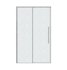 Дверь в нишу Grossman Galaxy 100.K33.01.100.10.02 (100х195) хром,стекло шиншилла,раздвижная