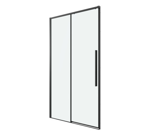 Дверь в нишу Grossman Galaxy 100.K33.01.130.21.00 (130х195) черный матовый,стекло прозрачное,раздвижная