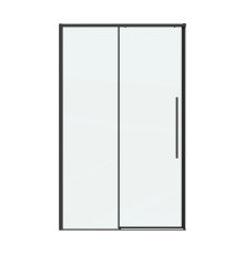 Дверь в нишу Grossman Galaxy 100.K33.01.100.21.00 (100х195) черный матовый,стекло прозрачное,раздвижная