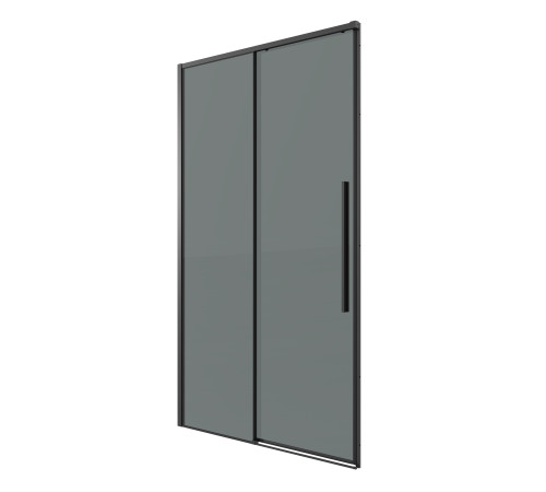 Дверь в нишу Grossman Galaxy 100.K33.01.130.21.10 (130х195) черный матовый,стекло тонированное,раздвижная