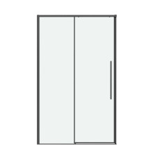 Дверь в нишу Grossman Galaxy 100.K33.01.100.42.00 (100х195) графит сатин,стекло прозрачное,раздвижная