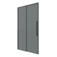 Дверь в нишу Grossman Galaxy 100.K33.01.120.42.10 (120х195) графит сатин,стекло тонированное,раздвижная