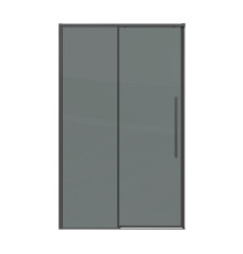 Дверь в нишу Grossman Galaxy 100.K33.01.100.42.10 (100х195) графит сатин,стекло тонированное,раздвижная