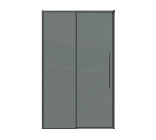 Дверь в нишу Grossman Galaxy 100.K33.01.120.42.10 (120х195) графит сатин,стекло тонированное,раздвижная