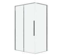 Душевое ограждение Grossman Galaxy 100.K33.01.100.10.00-200.K33.01.100.10.00 (100х100х195) раздвижная,хром,стекло прозрачное