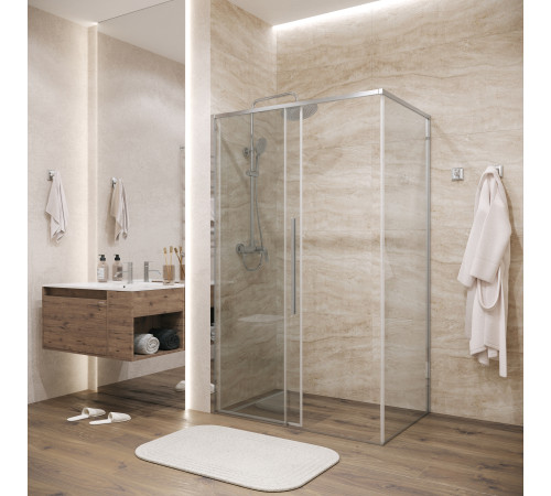 Боковая стенка Grossman Galaxy 200.K33.01.70.10.00 (70х195) хром,стекло прозрачное