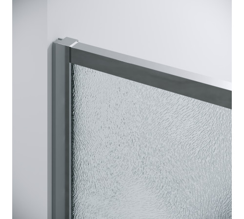 Боковая стенка Grossman Galaxy 200.K33.01.80.10.02 (80х195) хром,стекло шиншилла