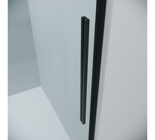 Боковая стенка Grossman Galaxy 200.K33.01.80.21.00 (80х195) черный матовый,стекло прозрачное