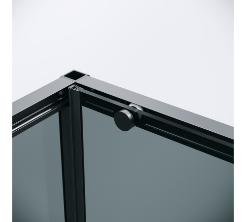 Боковая стенка Grossman Galaxy 200.K33.01.90.21.10 (90х195) черный матовый,стекло тонированное