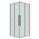 1/2 душевого ограждения Grossman Galaxy 1/2.K33.01.11.10.02 (110х195) правая,хром,стекло шиншилла