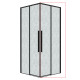 1/2 душевого ограждения Grossman Galaxy 1/2.K33.01.10.21.02 (100х195) черный матовый,стекло шиншилла