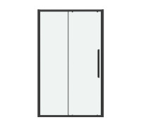 Дверь в нишу Grossman Cosmo 100.K33.02.120.21.00 (120х195) черный матовый,стекло прозрачное,раздвижная