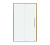 Дверь в нишу Grossman Cosmo 100.K33.02.130.32.00 (130х195) золото сатин,стекло прозрачное,раздвижная