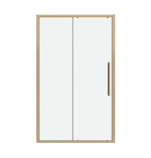 Дверь в нишу Grossman Cosmo 100.K33.02.130.32.00 (130х195) золото сатин,стекло прозрачное,раздвижная